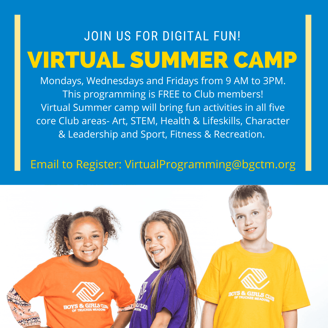 BGCTM 2020 Virtual Summer Camp flyer