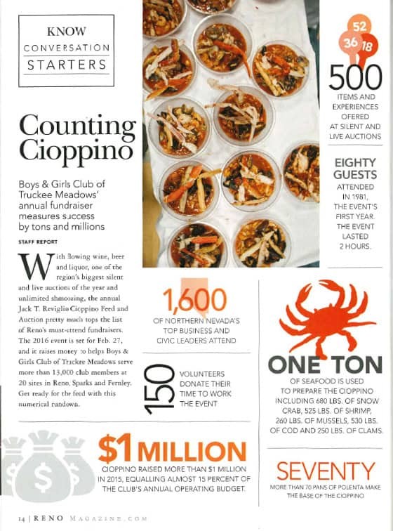 Reno Magazine 2016 Cioppino article illustration